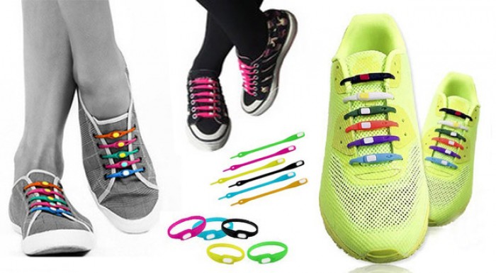 Farebné šnúrky do topánok.  Akcia 4+1 zadarmo! 