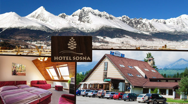 Zimná rozprávka v Hoteli Sosna vo Vysokých Tatrách