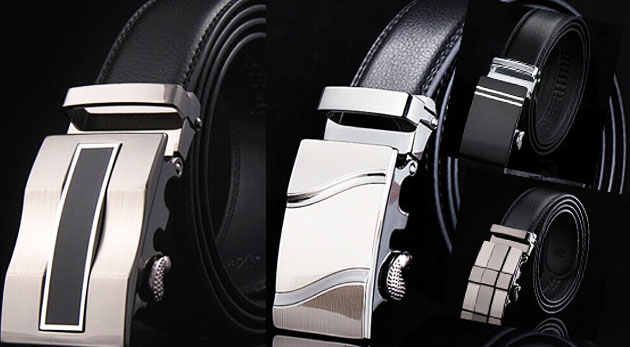 Elegantné pánske kožené opasky