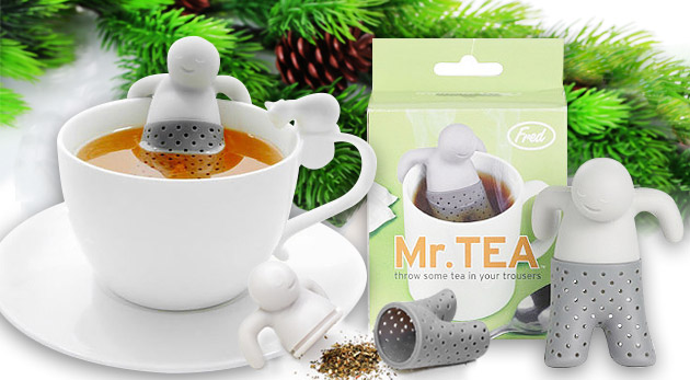 Sitko na luhovanie čaju v tvare panáčika