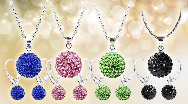 Náušnice a prívesok