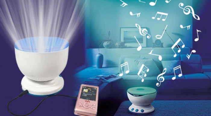Led nočné svetlo a prehrávač hudby v jednom