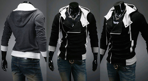 Štýlová pánska mikina na zips