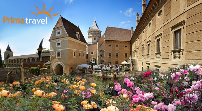Deň v Rakúsku - zámok ruží v Rosenburgu