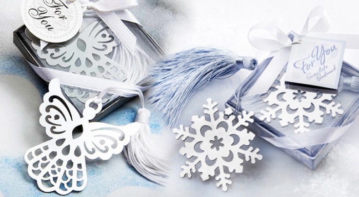 Elegantné kovové záložky do knihy