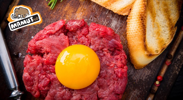 Tatarák s hriankami v Mamut Pube