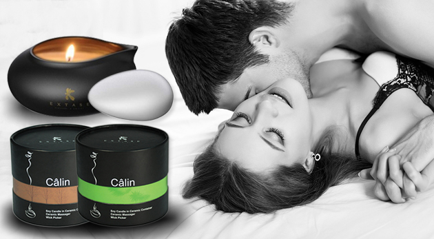 Masážna sviečka pre príjemné chvíle s partnerom