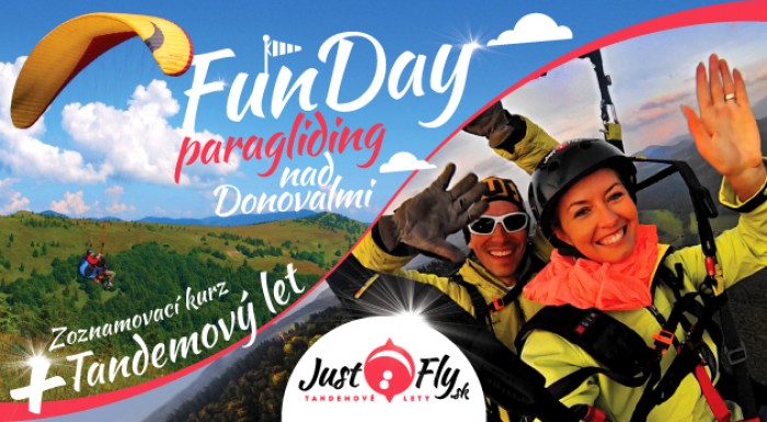 Zoznamovací kurz paraglidingu a tandemový let