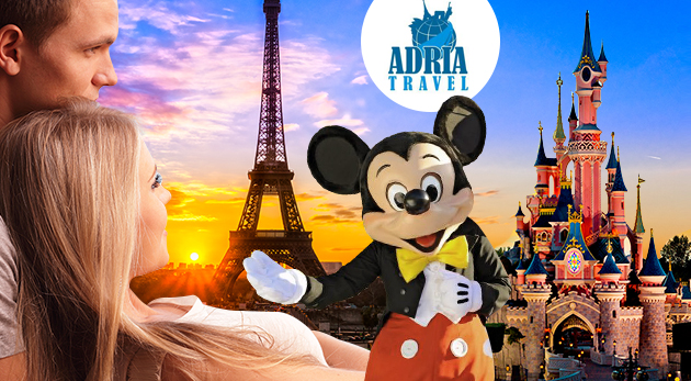 Romantický Paríž a rozprávkový Disneyland