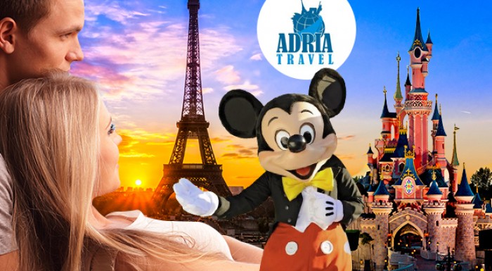 Romantický Paríž a rozprávkový Disneyland