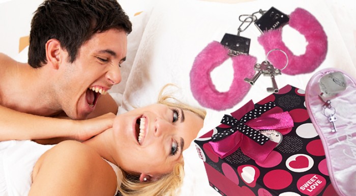 Hravá a sexi valentínska sada pre dámy