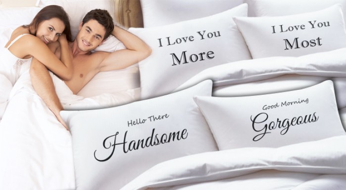 Originálne obliečky na vankúše s nápisom podľa vás