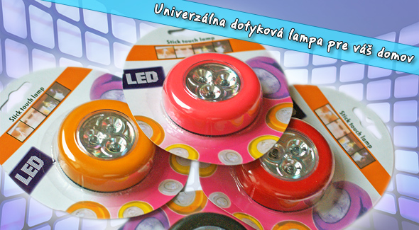 Dotyková LED lampa - 2 kusy aj s poštovným.