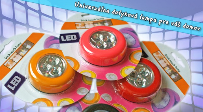 Dotyková LED lampa - 2 kusy aj s poštovným.