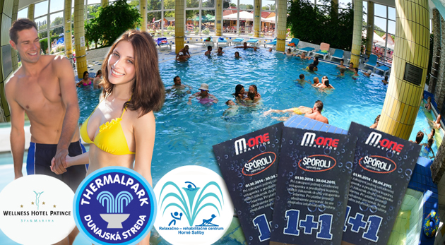 Celodenný vstup do termálnych aquaparkov