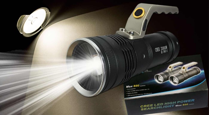 Multifunkčná LED baterka s funkciou ZOOM