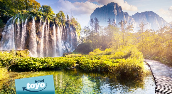 Nádherné Plitvické jazerá a večerný Záhreb