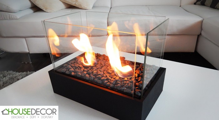 Stolný bio krb Vendeta do interiéru aj exteriéru