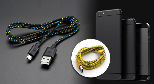 Nabíjací kábel pre telefóny aj tablety