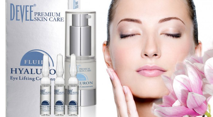 Ampulky alebo očný lifting s hyalurónom