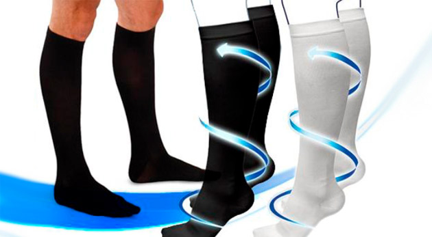 Kompresné podkolienky pre unavené nohy