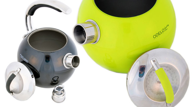 Štýlový čajník s píšťalkou s objemom 3 litre