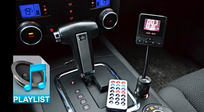 Bezdrôtový MP3 prehrávač do auta