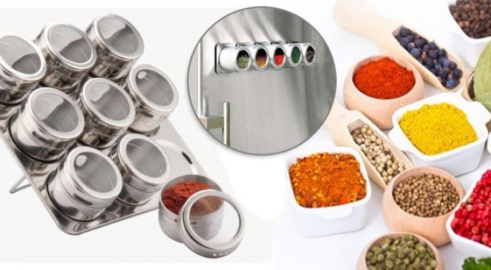 Magnetické koreničky v stojane