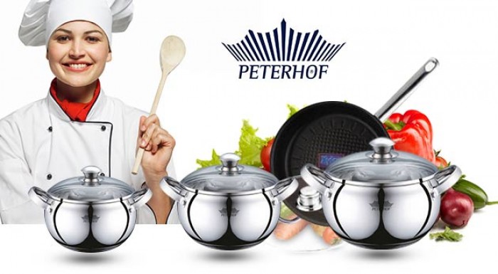 Súpravy hrncov Peterhof z nehrdzavejúcej ocele