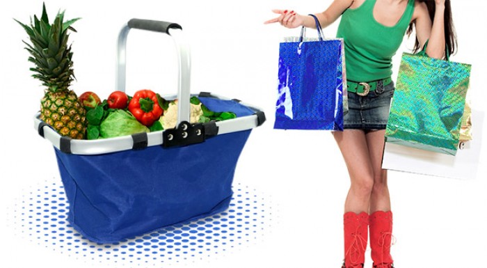 Skladací nákupný košík