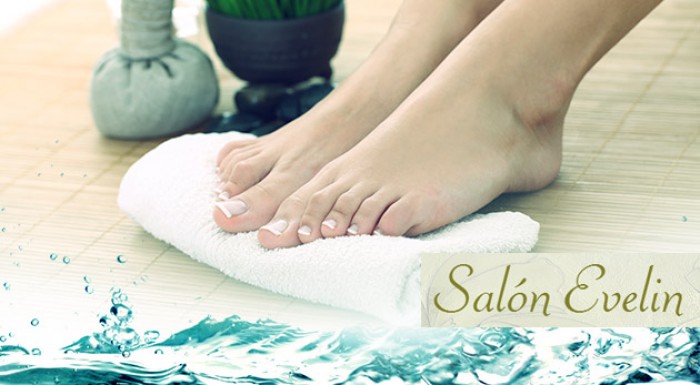 Mokrá pedikúra v Salóne Evelin