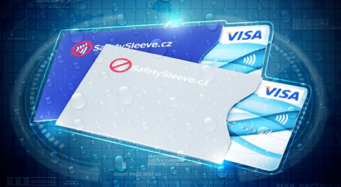 Bezpečnostný obal na bezkontaktnú kreditku