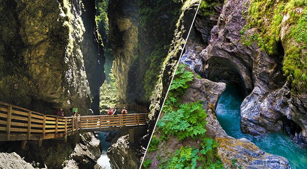 Túra do rakúskych Lichtensteinklamm a Salzachöfen