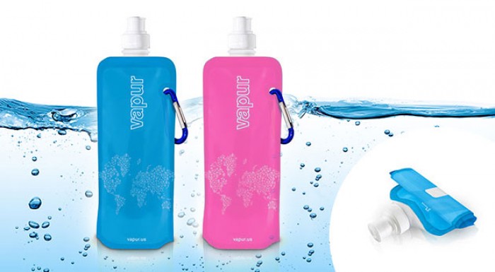 Tri skladacie fľaše VAPUR