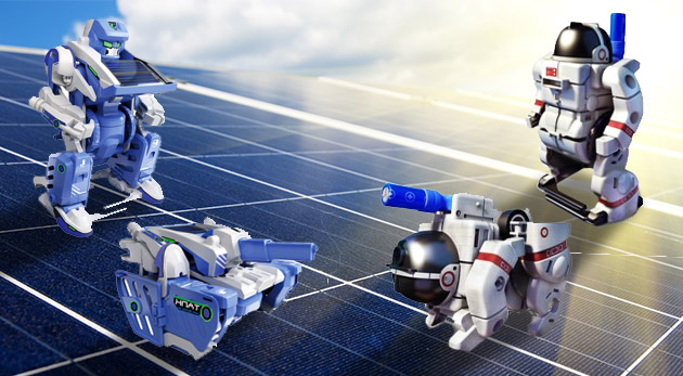 Zábavné a poučné solárne stavebnice