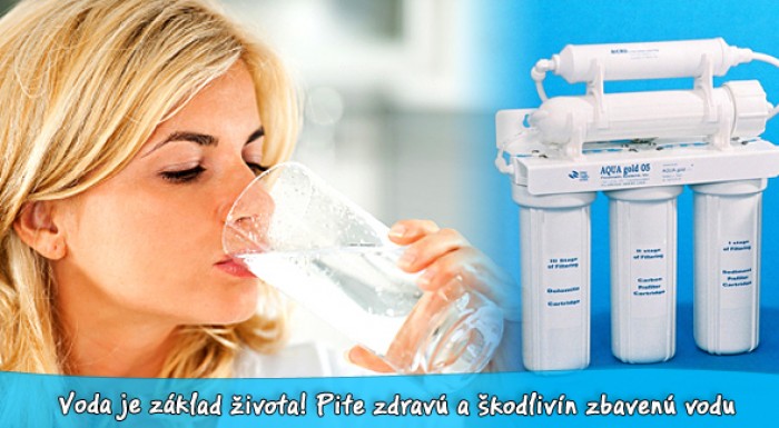 Pite zdravú vodu vďaka filtračnému zariadeniu Aqua gold Cooler AFDL/AFD!