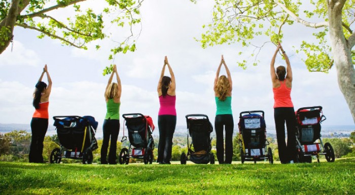 Mom fitness pre mamičky v  Sade Janka Kráľa