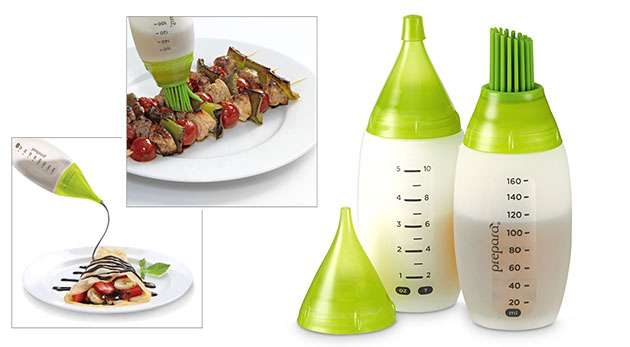 Súprava silikónových fľašiek na korenie