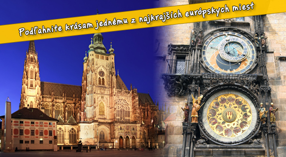 Hotel Bohemians Praha - romantický pobyt pre dvoch. História, Vltava, orloj a ďalšie ďalšie pamiatky.