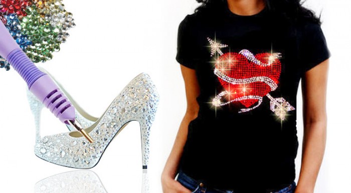 Hot fix aplikátor krištálikov pre kreatívne ozdoby