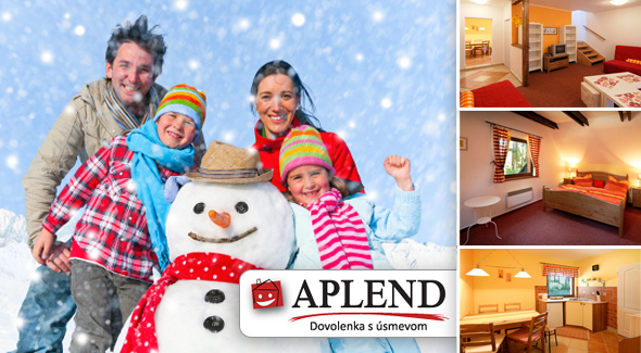 4 dňový pobyt v Domčekoch vo Vysokých Tatrách pre 4 osoby - Tatry Holiday***+