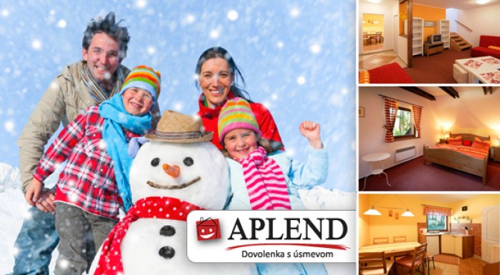 4 dňový pobyt v Domčekoch vo Vysokých Tatrách pre 4 osoby - Tatry Holiday***+