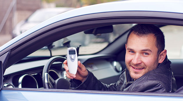 Prenosný LCD alkoholtester