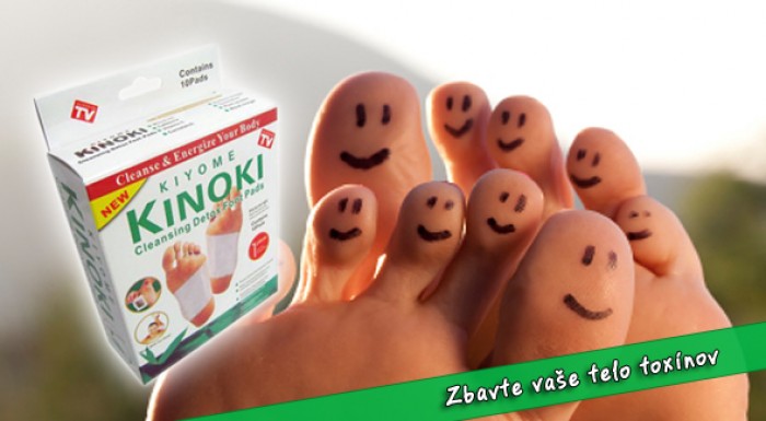 Balenie 10ks detoxikačných náplastí KINOKI s poštovným. Plus bonus navyše!