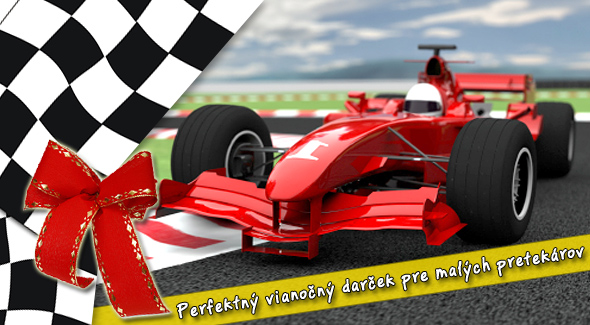Elektrická detská formula - darček pre malých pretekárov. 