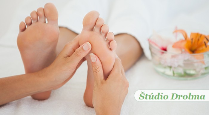 Reflexná masáž chodidiel s odblokovaním chrbtice