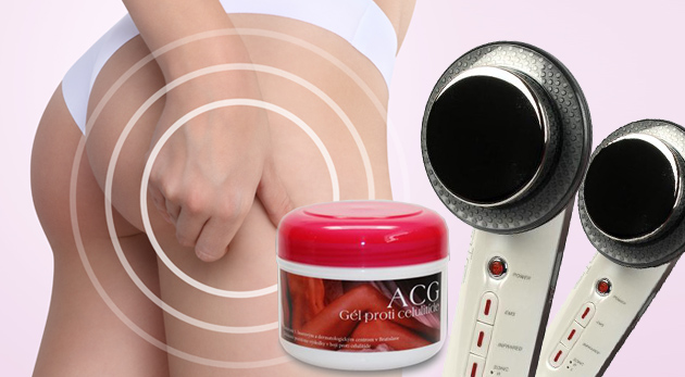 Gél a ultrazvuková žehlička proti celulitíde