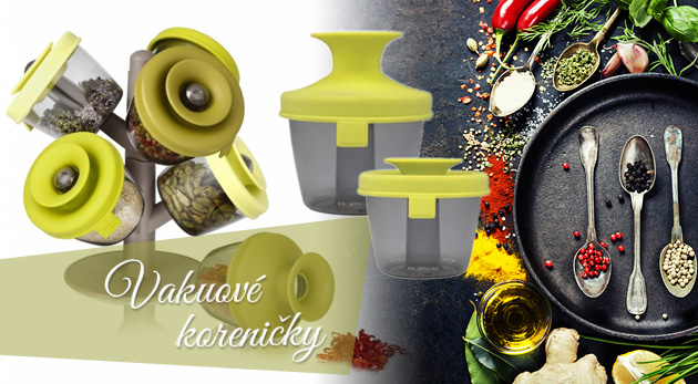 Praktické a dizajnové vákuové koreničky