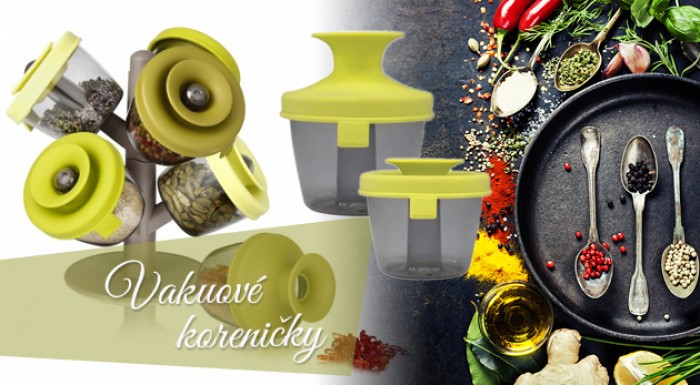 Praktické a dizajnové vákuové koreničky