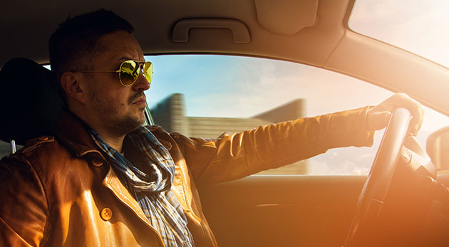 Okuliare do tmy pre vodičov